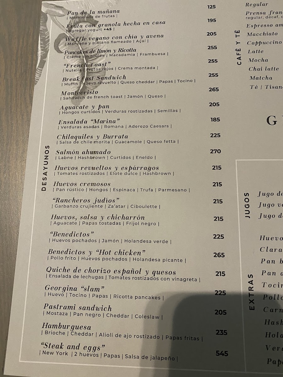 Georgina Restaurante Menu - Image 3