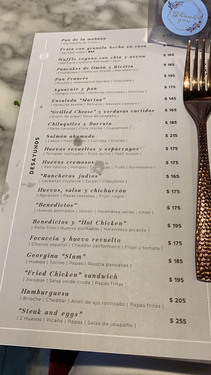 Georgina Restaurante Menu - Image 5